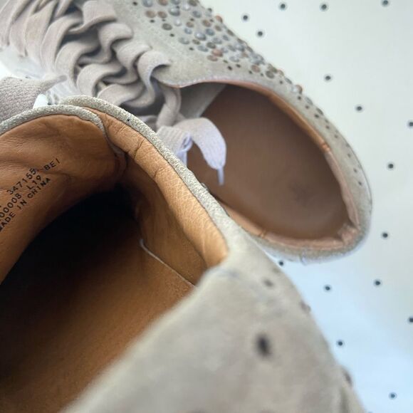 🤎FRYE🤎 ivy deco stud low Deborah sneaker new with box size 9,5 rivets - Picture 14 of 16